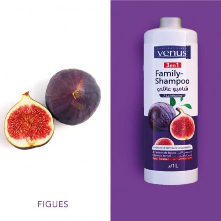Family shampoo A l’extrait de figues et la kératine