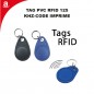 TAG PVC RFID 125KHZ-CODE  IMPRIME