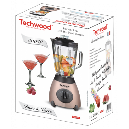 Techwood Blender INOX 500W