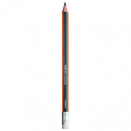 CRAYON NOIR MAXI EMBOUT GOMME JUMBO "MAPED" REF: 854721