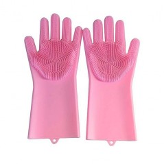 Gants en Silicone - Brosse De Nettoyage Multifonctions