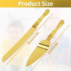 Wedding Cake knife and Server Set - 2 Pcs