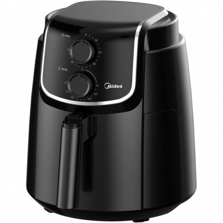 PARTAGEZ CE PRODUIT   Media Air Fryer 4L, Friteuse à air Chaud 90% Moins Grasse 1500WAirfryer Noir