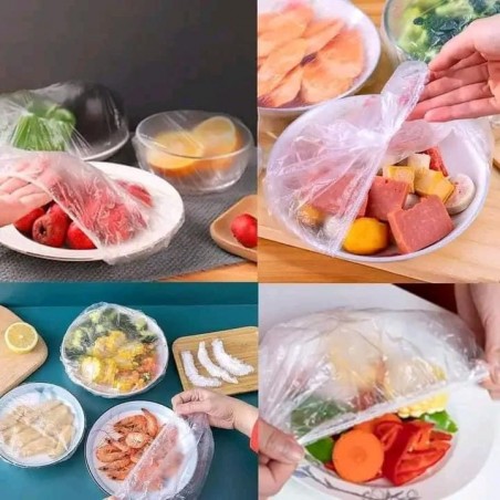 Un Sac De 100 Sacs En Plastique Pour Emballage Alimentaire