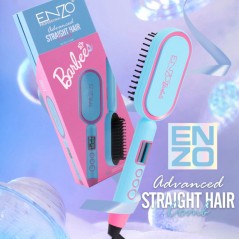 ENZO PROFESSIONAL Peigne Pour Cheveux Chauffante Lissante Pro 988F° Advanced BARBIE