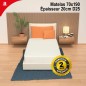 Matelas 70x190  Épaisseur 20cm D25